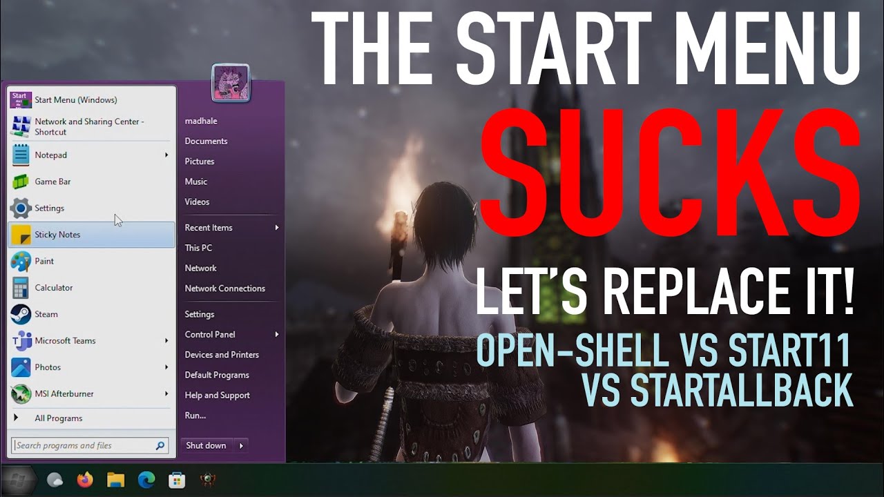 Start Menu WARS! Open-Shell VS Start11 VS StartAllBack - The Best ...